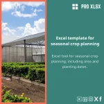 Seasonal Farming Plan Template for Crop Planning in Excel