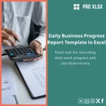 Daily Site Progress Report Template for Construction Projects