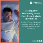 Sleep Quality Tracking Template for Analyzing Sleep Patterns