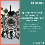 Spare Parts Tracking Template for Inventory Management Excel