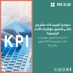 نموذج تقييم أداء مشروع ناشئ لتحليل مؤشرات الأداء الرئيسية