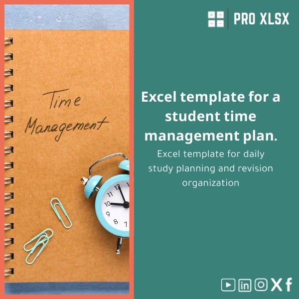 Students-time-management-plan-en1141 Students Time Management Plan Template for Daily Study & Revision - Image 1