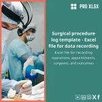 Surgical Operations Register Template for Procedures Tracking