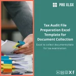 Tax Audit File Preparation Excel Template for Document Collection