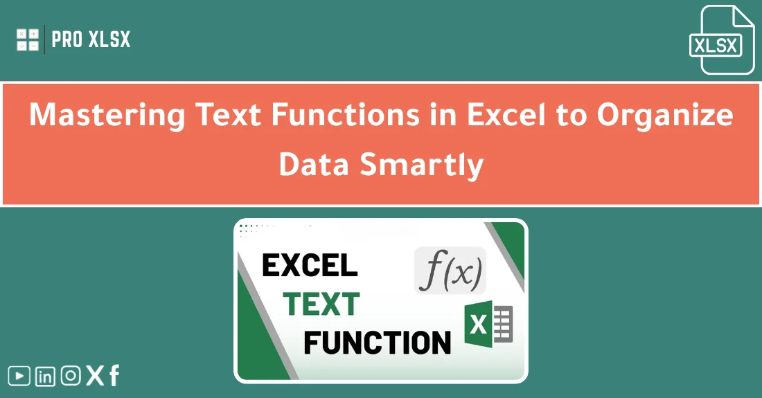 صورة تحتوي على عنوان المقال حول: " Master Text Functions for Fast String Manipulation" مع عنصر بصري معبر