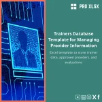 Trainers Database Template for Managing Provider Information