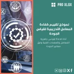 نموذج تقييم كفاءة المعامل التدريبية لقياس الجودة