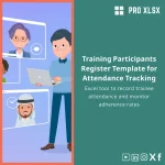 Training Participants Register Template for Attendance Tracking