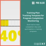 Training Plan Tracking Template for Program Completion Monitoring