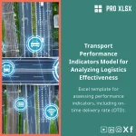 Transportation KPI Template for On-Time Delivery Tracking