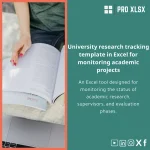 University Research Tracking Template for Academic Projects