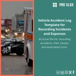 Vehicles Incidents Register Template for Logistics Tracking
