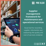 Vendors Management Template for Maintenance Services in Excel