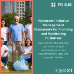 Volunteer Initiatives Management Template for Community Progress