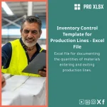 WIP Inventory Template for Tracking Production Materials