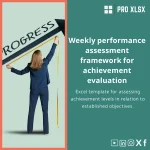 Weekly Performance Efficiency Template for Goal Tracking