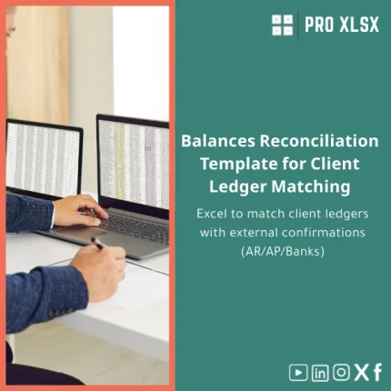 Balances Reconciliation Template for Client Ledger Matching