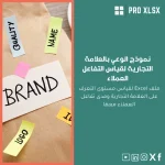 نموذج الوعي بالعلامة التجارية لقياس التفاعل العملاء