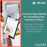 Contracts Register Template for Managing Main & Sub-Contracts