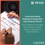 Crane Inspection Log Template for Heavy Equipment Tracking