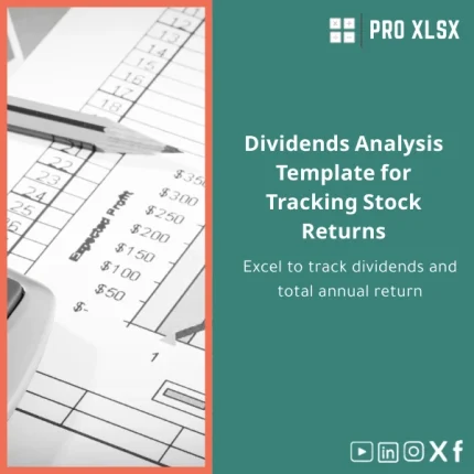 Dividends Analysis Template for Tracking Stock Returns