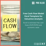 Free Cash Flow Model Excel Template for Valuation Analysis
