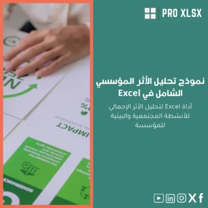 نموذج تحليل الأثر المؤسسي الشامل في Excel