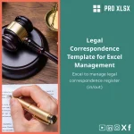 Legal Correspondence Template for Excel Management