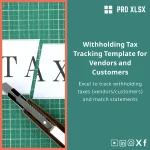 Withholding Tax Tracking Template for Vendors and Customers